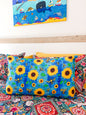 Sunflowers n Bees Pillow Case