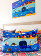 Whale Town Pillow Case