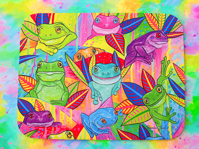 Frog Moods Placemat