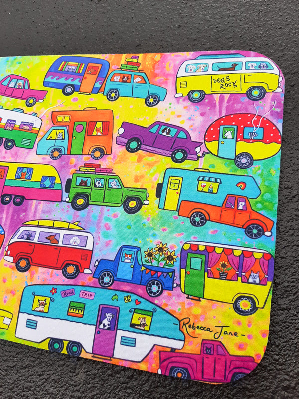 Rainbow Road Trip Placemat