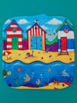 Beach Huts Pot Holder