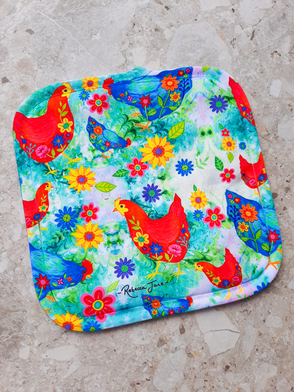 Garden Chooks Pot Holder