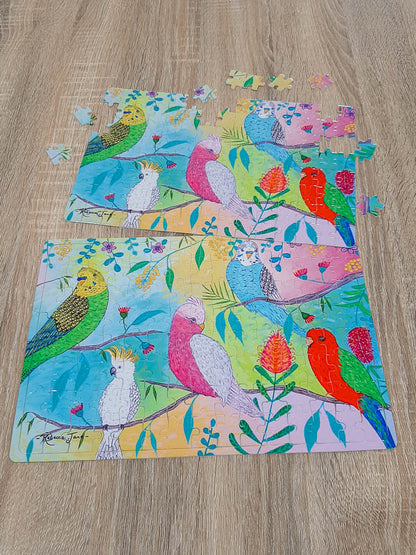 Colourful Birds Pink Galah 120 Piece Puzzle