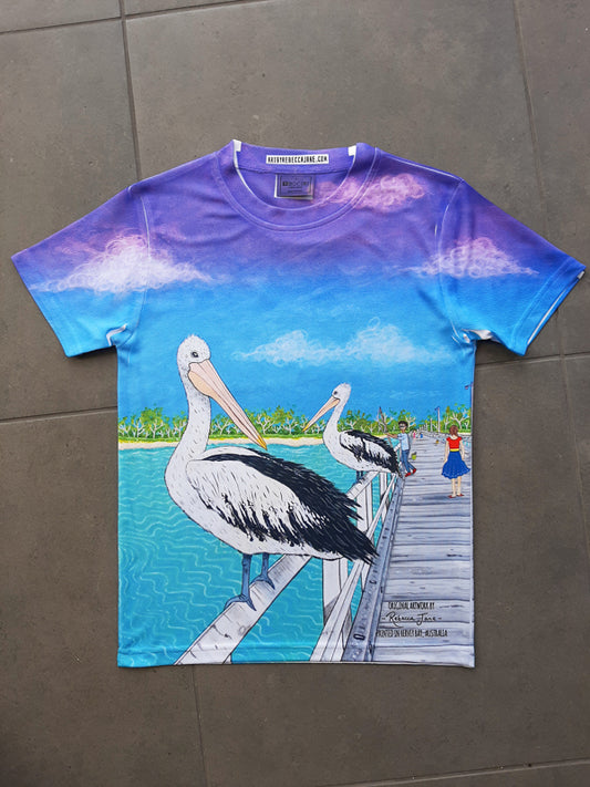 Pelicans on the Pier T-Shirt