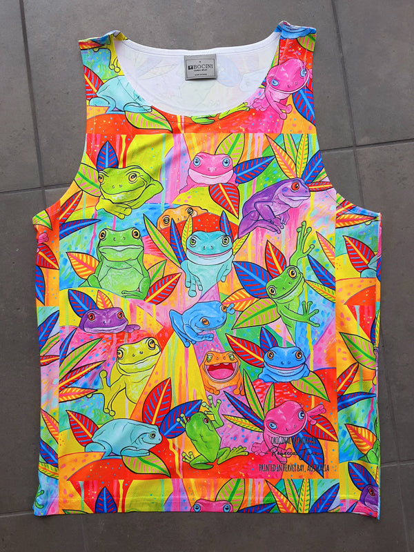 Frog Moods Singlet