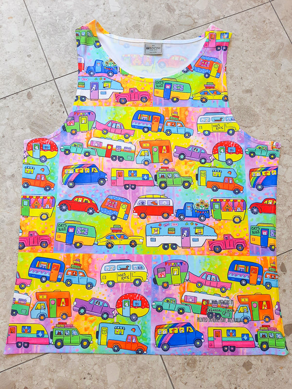 Rainbow Road Trip Singlet