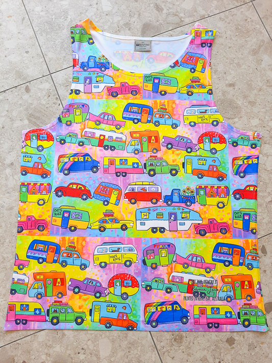 Rainbow Road Trip Singlet