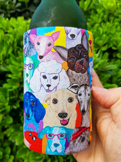 Dashing Dogs Stubby Cooler