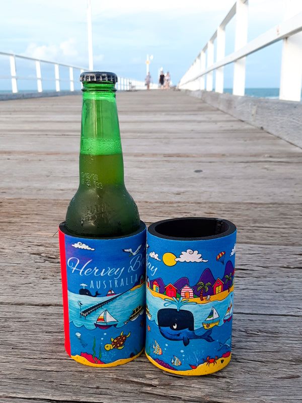 Whale Town Stubby Cooler