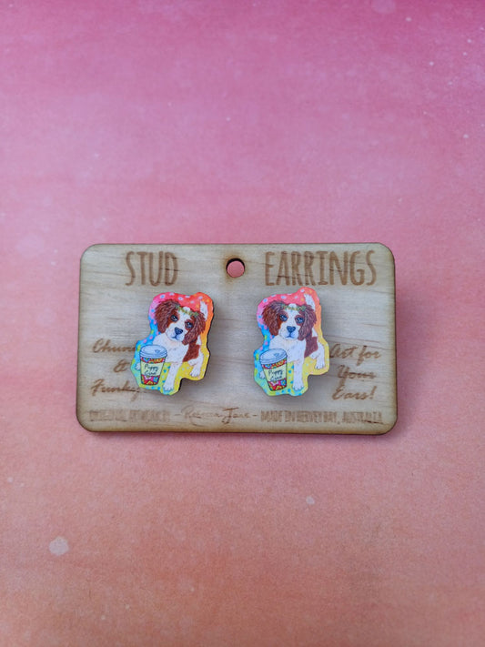 Daisy Cino Stud Earrings