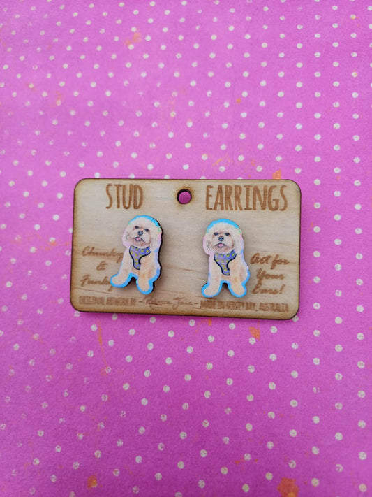 Krazy Jazz Stud Earrings