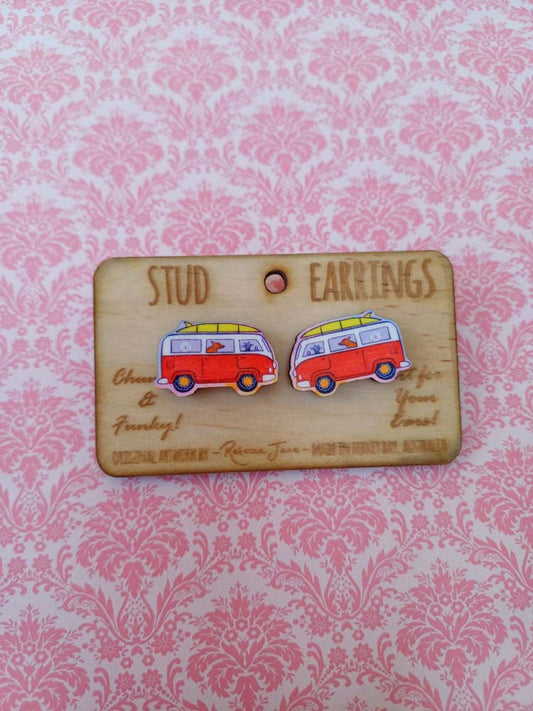 Pet Kombi Stud Earrings