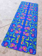 Folky Flowers Blue Table Runner