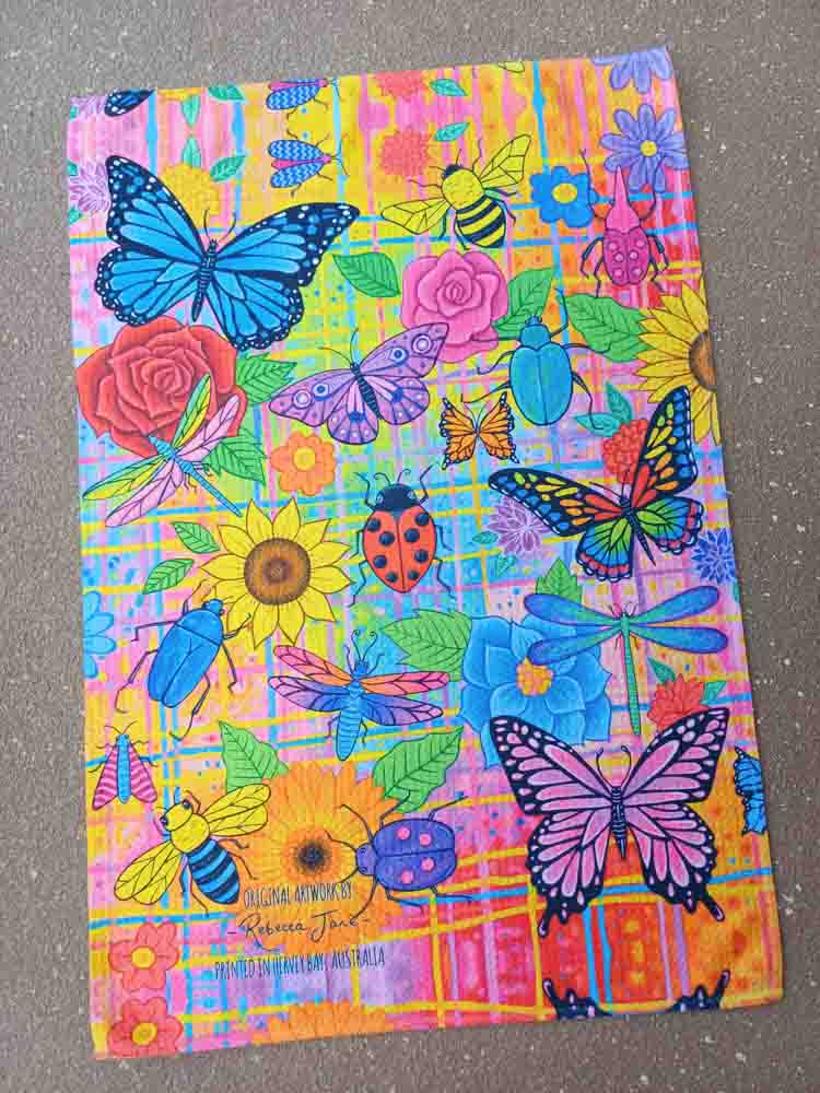 Candescent Critters Tea Towel