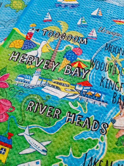 Funky Fraser Tea Towel