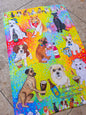 Party Pups Tea Towel