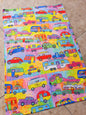 Rainbow Road Trip Tea Towel