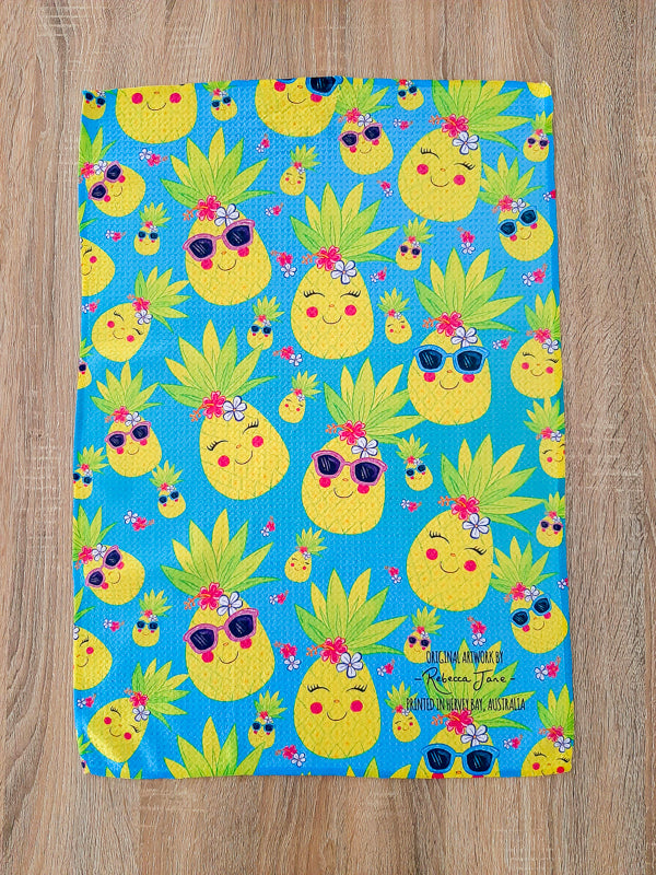 Sweet Pineapples Tea Towel