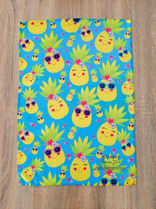 Sweet Pineapples Tea Towel