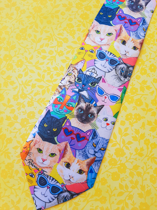 Colourful Cats Tie