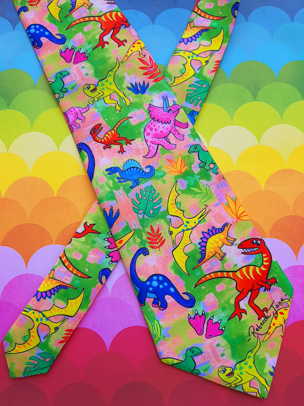 Delightful Dinos Tie