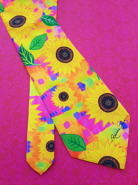 Sunflower Dreaming Tie