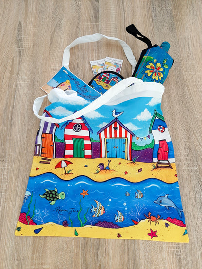 Beach Huts Tote Bag