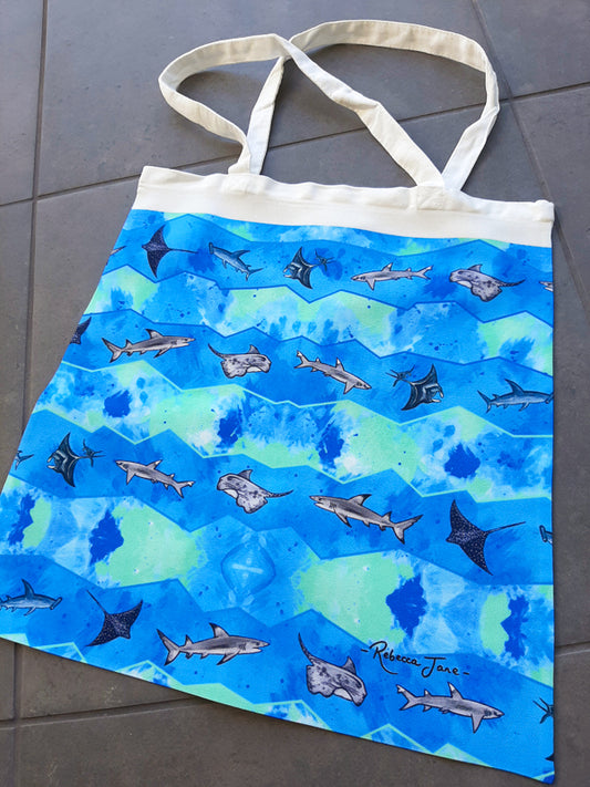 Deep Blue Tote Bag