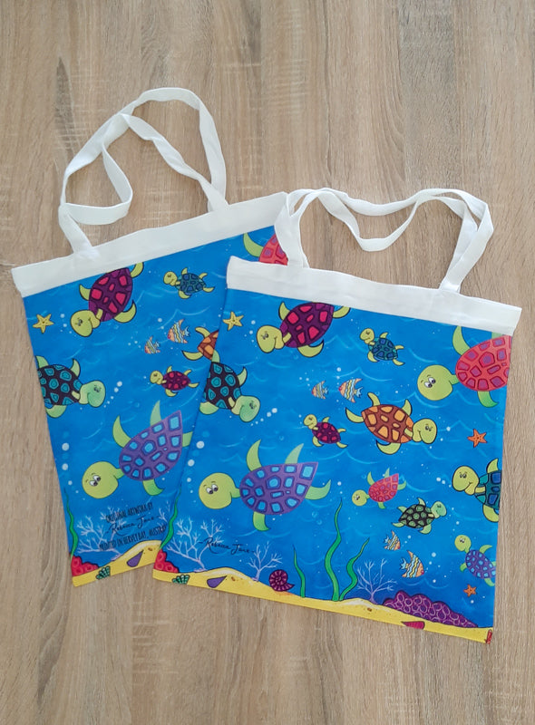 Happy Turtles Tote Bag