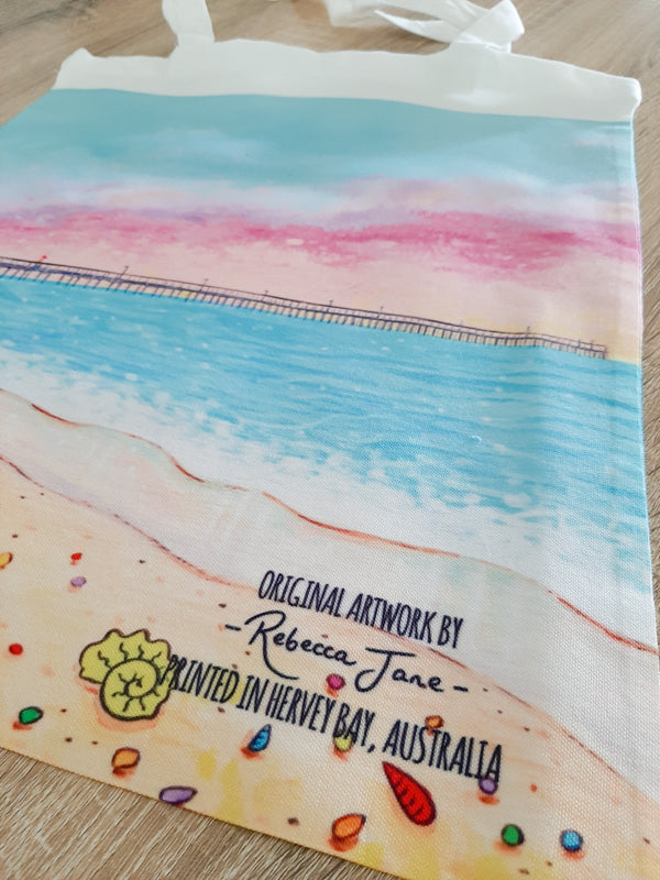 Pastel Pier Tote Bag
