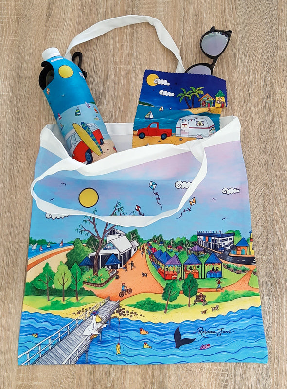 Pier Market Tote Bag