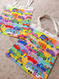 Rainbow Road Trip Tote Bag