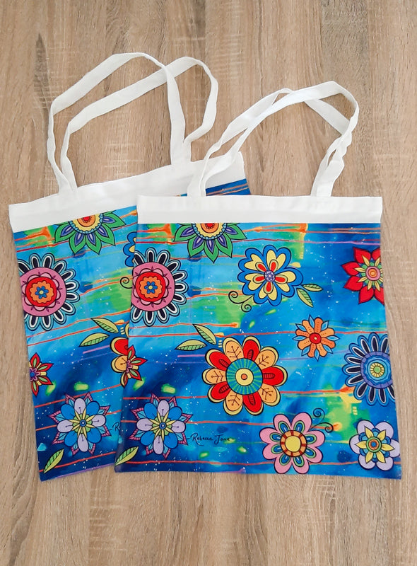 Summer Flowers Tote Bag