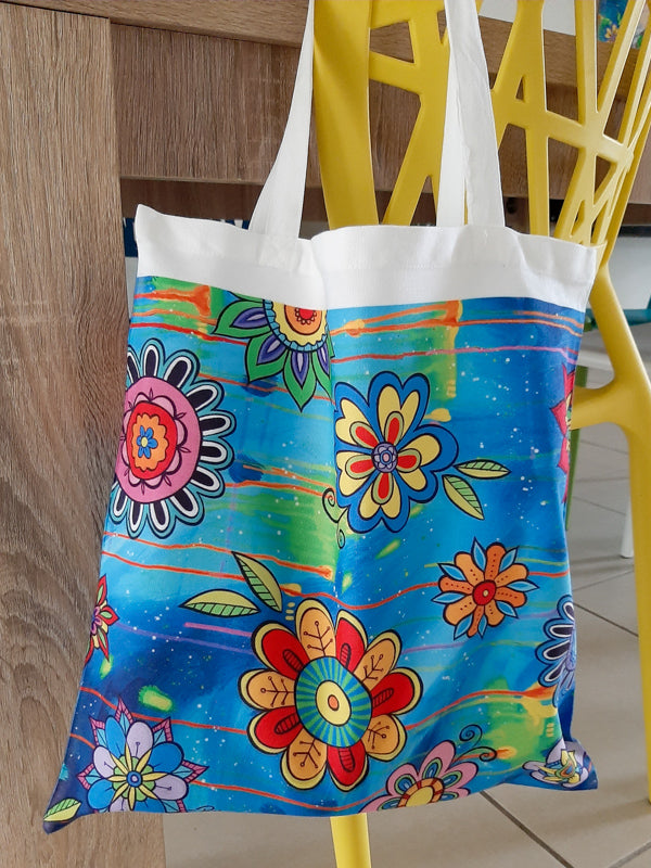 Summer Flowers Tote Bag