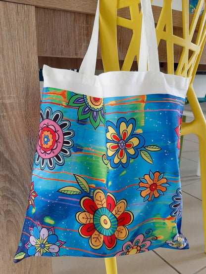 Summer Flowers Tote Bag