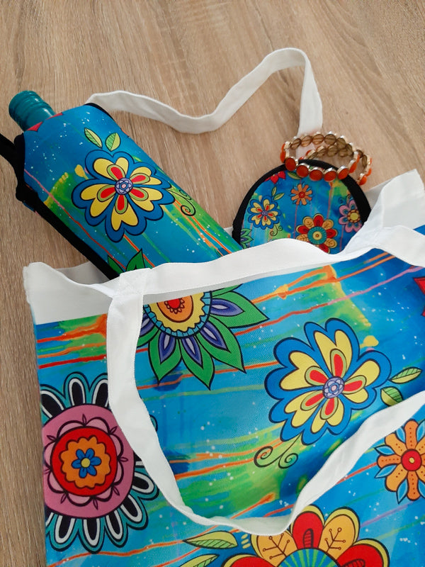 Summer Flowers Tote Bag
