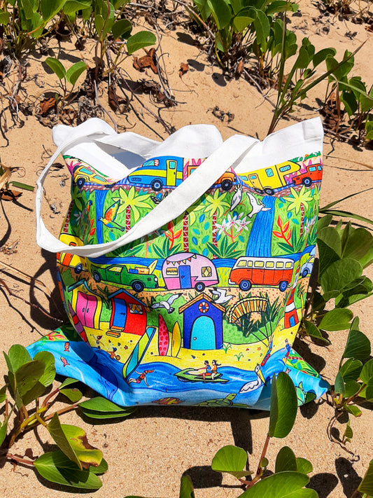 Summer Holiday Tote Bag