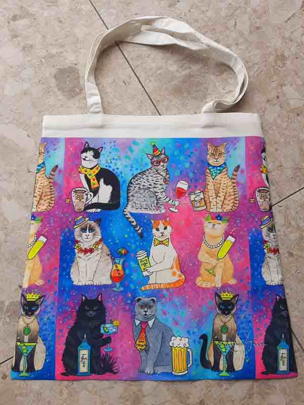 Thirsty Felines Tote Bag
