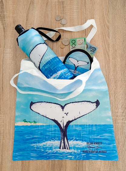 Whale Tail Tote Bag