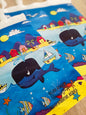 Whale Town Tote Bag