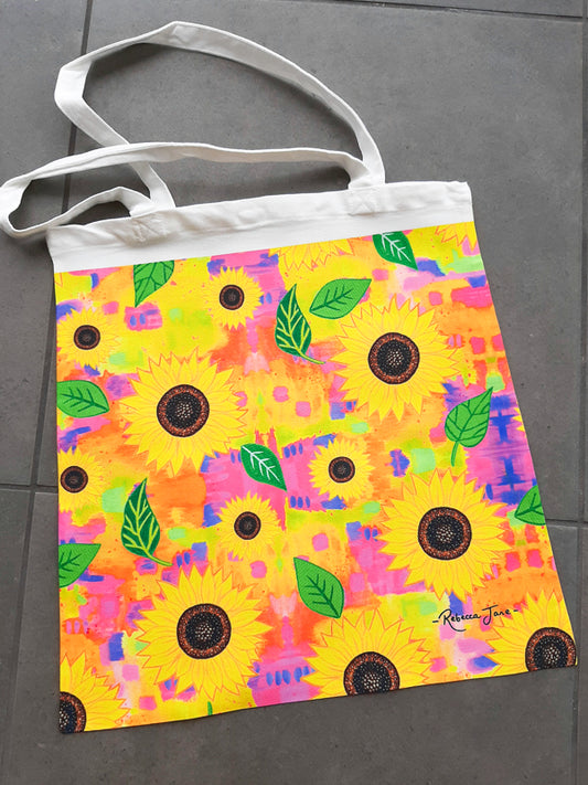 Sunflower Dreaming Tote Bag