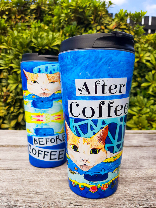 Cherry Coffee Travel Mug - Stainless Steel