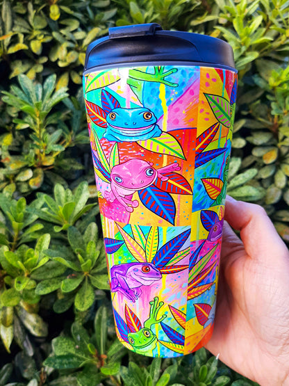 Frog Moods Travel Mug - Stainless Steel
