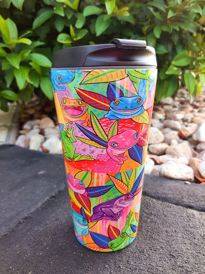 Frog Moods Travel Mug - Stainless Steel