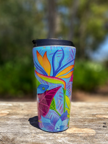 Groovy Gecko Travel Mug - Stainless Steel