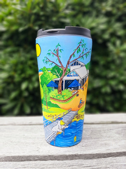 Pier Market Travel Mug - Stainless Steel