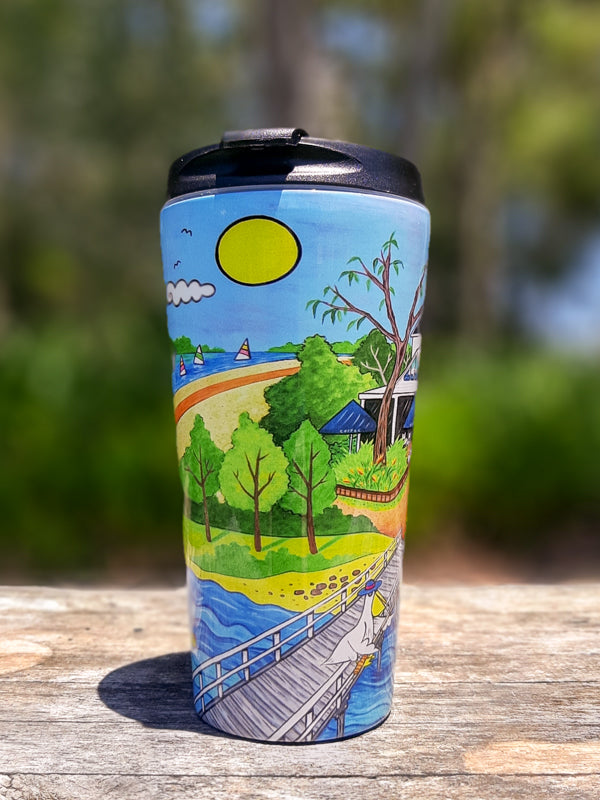 Pier Market Travel Mug - Stainless Steel