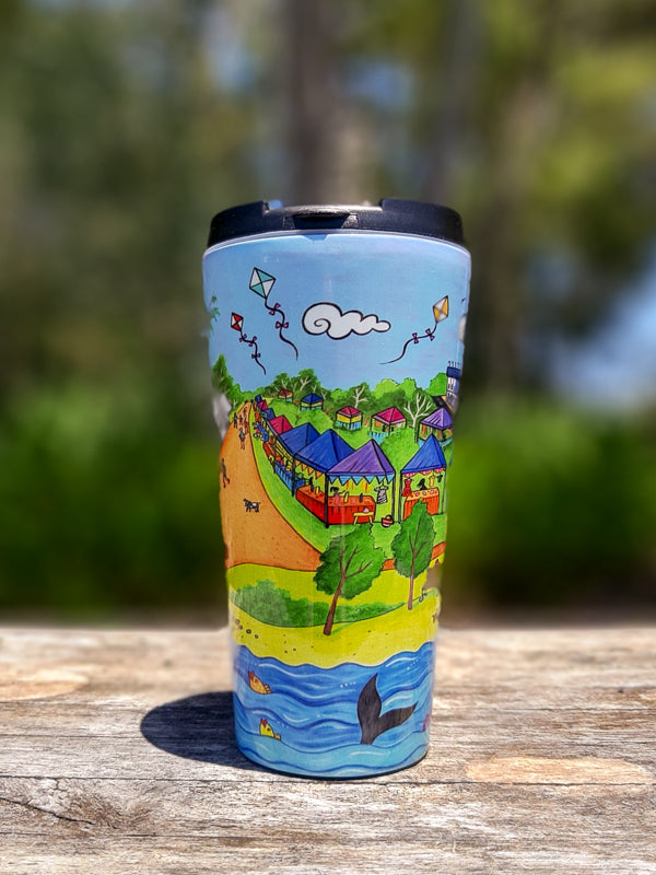 Pier Market Travel Mug - Stainless Steel