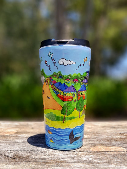 Pier Market Travel Mug - Stainless Steel
