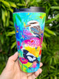 Springtime Birds & Blooms Travel Mug - Stainless Steel